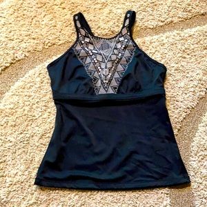 Athleta high neck tankini